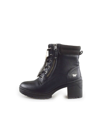 Mustang Schnürstiefel Schwarz 188756