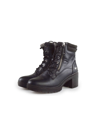 Mustang Schnürstiefel Schwarz 188757