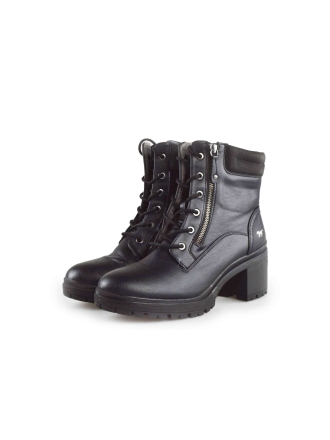 Mustang Schnürstiefel Schwarz 188762