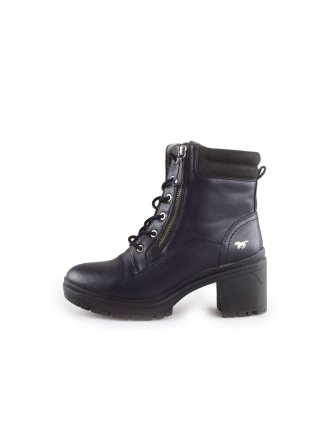 Mustang Schnürstiefel Schwarz 188949