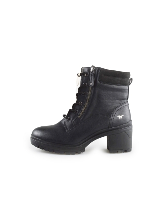 Mustang Schnürstiefel Schwarz 189126