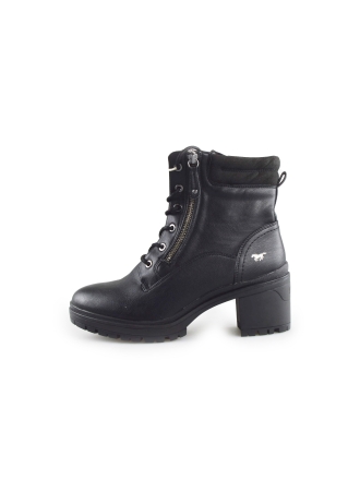 Mustang Schnürstiefel Schwarz 189130
