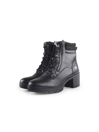 Mustang Schnürstiefel Schwarz 189130