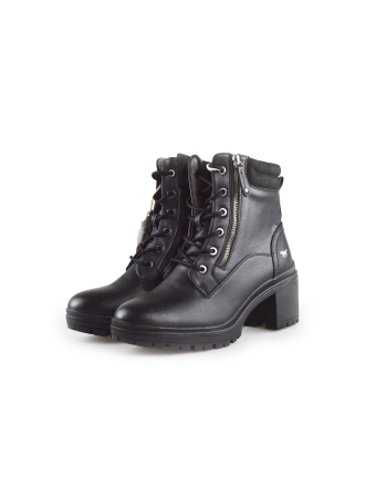 Mustang Schnürstiefel Schwarz 189135