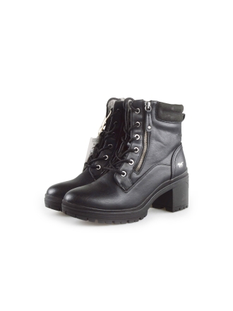 Mustang Schnürstiefel Schwarz 189142
