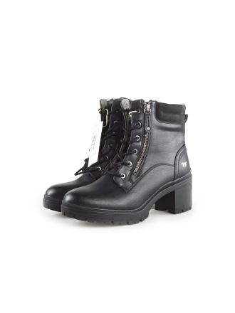 Mustang Schnürstiefel Schwarz 189143