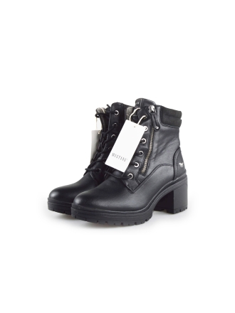 Mustang Schnürstiefel Schwarz 189147