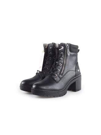 Mustang Schnürstiefel Schwarz 189149