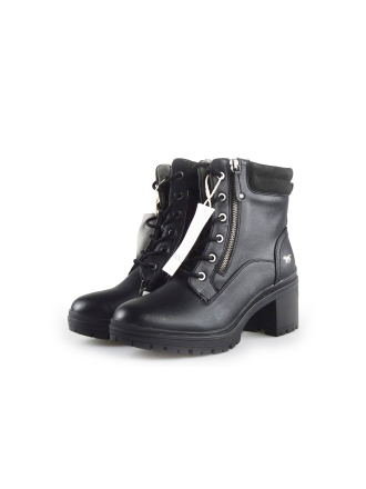 Mustang Schnürstiefel Schwarz 189153