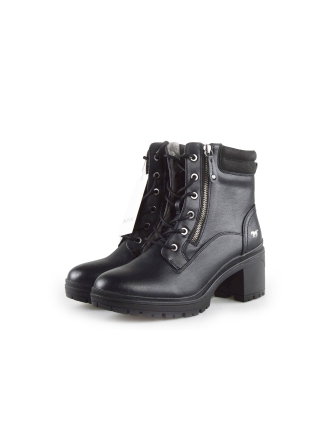 Mustang Schnürstiefel Schwarz 189155
