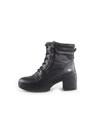 Mustang Schnürstiefel Schwarz 189165