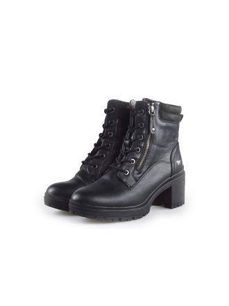 Mustang Schnürstiefel Schwarz 189165