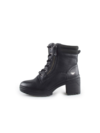 Mustang Schnürstiefel Schwarz 189166