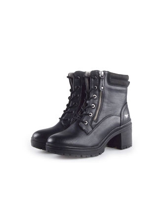 Mustang Schnürstiefel Schwarz 189166