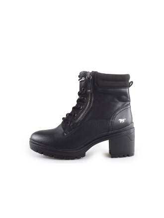 Mustang Schnürstiefel Schwarz 189181