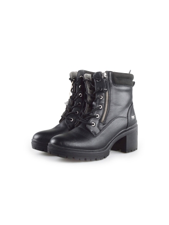 Mustang Schnürstiefel Schwarz 189232