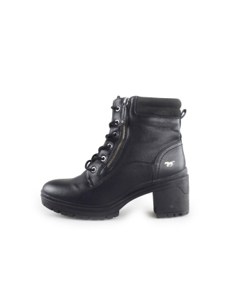 Mustang Schnürstiefel Schwarz 189256