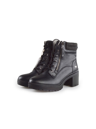 Mustang Schnürstiefel Schwarz 189287