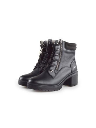 Mustang Schnürstiefel Schwarz 189288