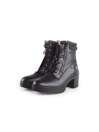 Mustang Schnürstiefel Schwarz 189296