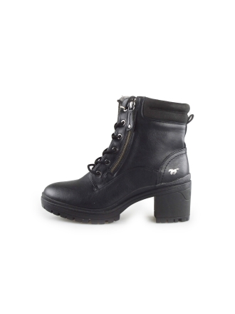 Mustang Schnürstiefel Schwarz 189297