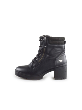 Mustang Schnürstiefel Schwarz 189339