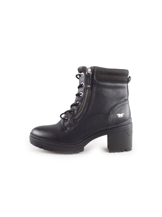 Mustang Schnürstiefel Schwarz 189408