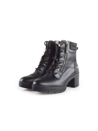 Mustang Schnürstiefel Schwarz 189410