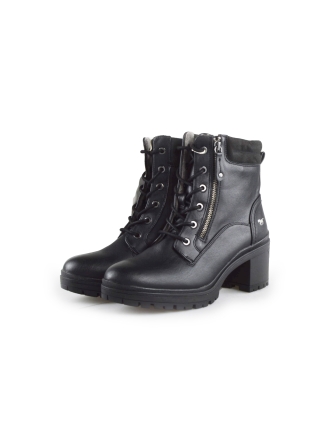 Mustang Schnürstiefel Schwarz 189413