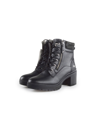 Mustang Schnürstiefel Schwarz 189414