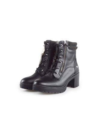 Mustang Schnürstiefel Schwarz 189415