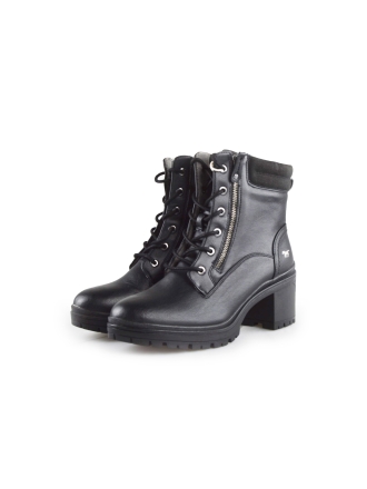 Mustang Schnürstiefel Schwarz 189417