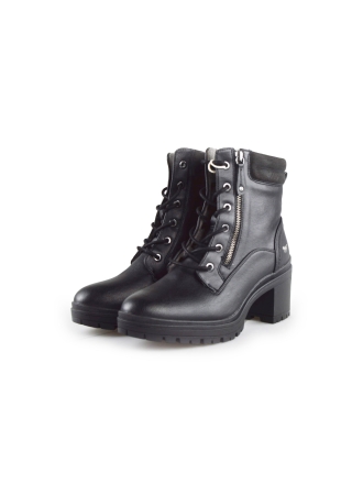 Mustang Schnürstiefel Schwarz 189420