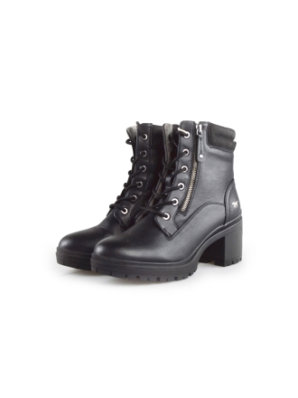 Mustang Schnürstiefel Schwarz 189422