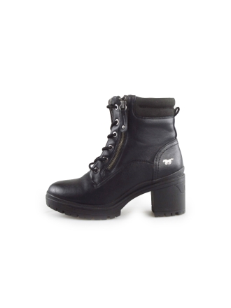 Mustang Schnürstiefel Schwarz 189423