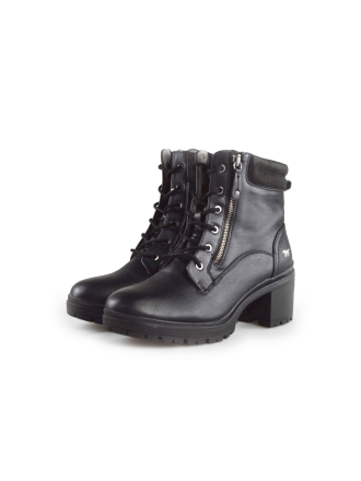 Mustang Schnürstiefel Schwarz 189453