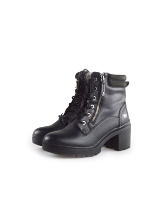 Mustang Schnürstiefel Schwarz 189477