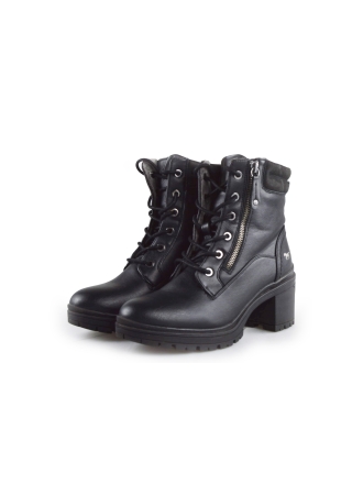 Mustang Schnürstiefel Schwarz 189484