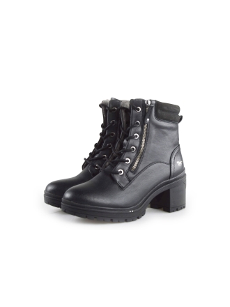 Mustang Schnürstiefel Schwarz 189501