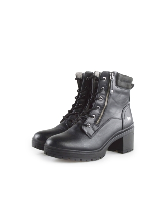 Mustang Schnürstiefel Schwarz 189510