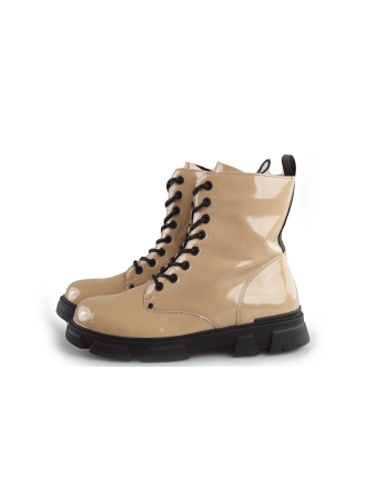 Bullboxer Schnürstiefel Beige 190046