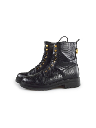 Omoda Schnürstiefel Schwarz 190076