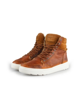 Hub Hohe Sneaker Braun 190114