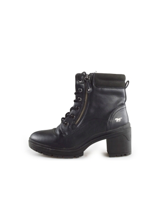 Mustang Schnürstiefel Schwarz 190262