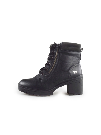 Mustang Schnürstiefel Schwarz 190273