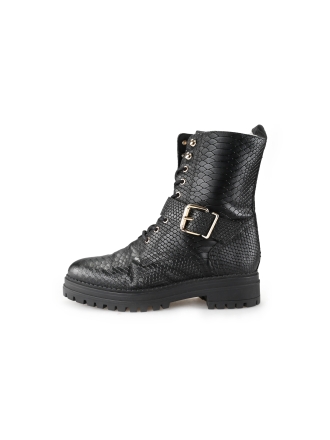 Omoda Schnürstiefel Schwarz 190512