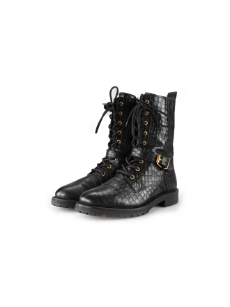 Omoda Schnürstiefel Schwarz 190759