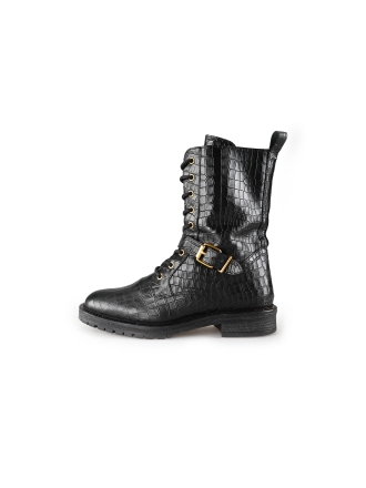 Omoda Schnürstiefel Schwarz 190869