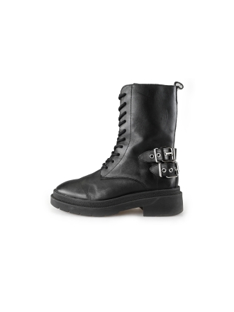Omoda Schnürstiefel Schwarz 190911