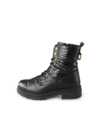 Omoda Schnürstiefel Schwarz 191043